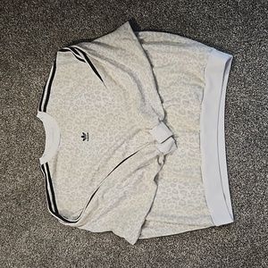 Oversized Adidas Crewneck